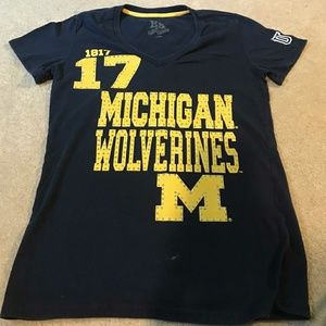 Yellow and Blue Michigan Top